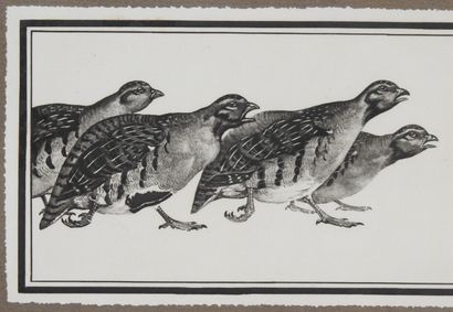 null 
Paul MARCUEYZ 1877-1952 after




Partridge and dragonfly 




Print




Signed...