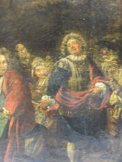 null Ecole FRANCAISE du XVIIIe siècle

Scène animée de personnage

Huile sur toile

45...