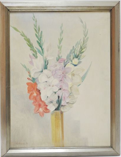 null René MENDES-FRANCE (1888-1985)

Bunch of flowers

Oil on canvas

Signed lower...