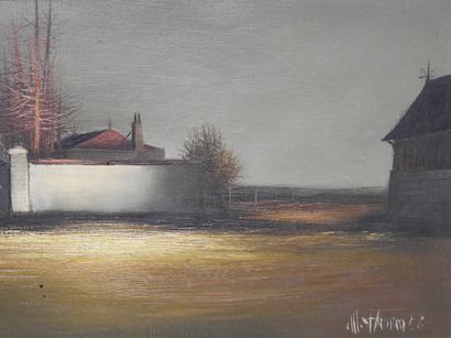 null Albert DEMAN (1929-1996)

Manor at dusk

Oil on canvas signed and dated 56 lower...