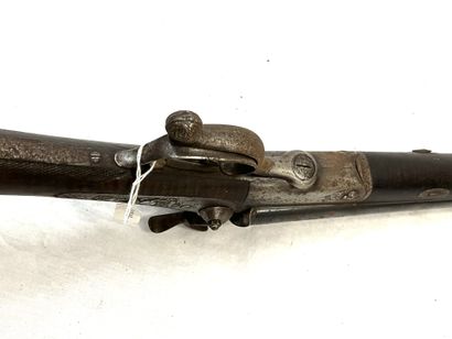 null Rifle with pin and external hammers ARTISAN STEPHANOIS gauge 16/65. Barrels...