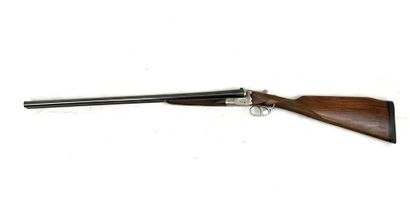 null Juxtaposed rifle VOUZELAUD caliber 12/70. 70cm barrels marked Heurtier Blondeau...