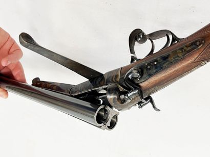 null External hammer rifle SAINT ETIENNE, gauge 16/65, juxtaposed barrel of 70 cm,...