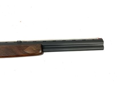 null Jean CARDON superposed rifle, caliber 12/76. Barrel length 55cm, stock length...