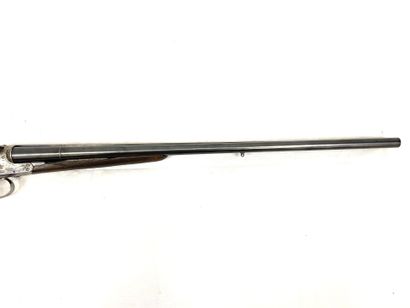 null Rifle juxtaposed CHARLIN gauge 16/65. Barrel length 67,5cm, stock length 36cm....