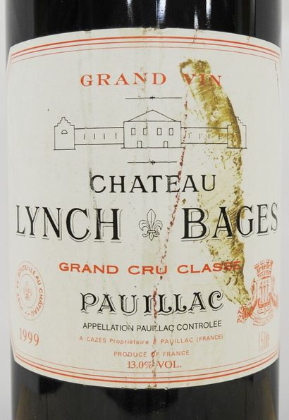 null 1 magnum

Château Lynch Bages - Pauillac - 1999

Wear to the label and cap