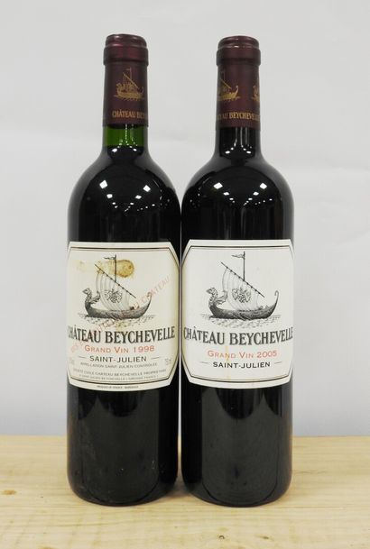 2 bottles 
Château Beychevelle - Saint Julien...