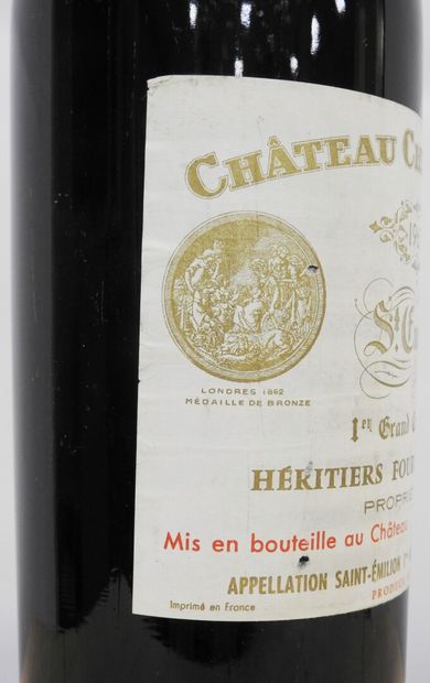 null 1 magnum

Château Cheval Blanc - Saint Emilion - 1967 - Calvet 

Quelques tâches...