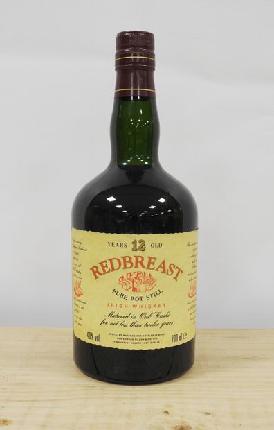 1 bouteille 
Irish Whiskey - Redbreast -...