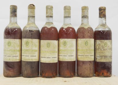 6 bouteilles 
Château Simon - Haut Barsac...