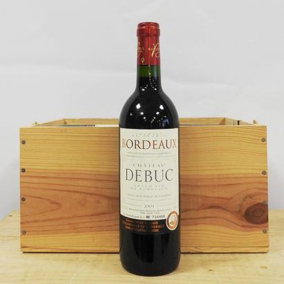 6 bottles 
Château Debuc - Bordeaux 
2004...