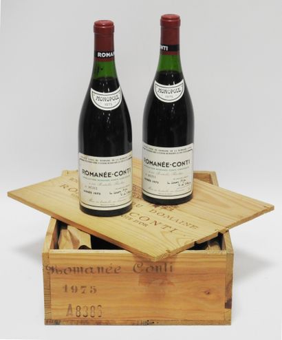 2 bouteilles 
Romanée-Conti , Grand Cru,...