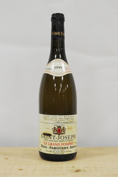 null 1 bottle

Saint Joseph - Le grand Pompée " - white - Paul Jaboulet - 1999

Worn...