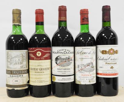 5 bottles 
Château Croizet Bages - Pauillac...