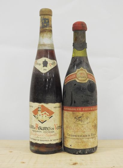 2 bottles 
Muscat de Beaumes de Venise -...