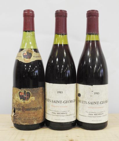 3 bottles 
2 Nuits Saint Georges from Alain...