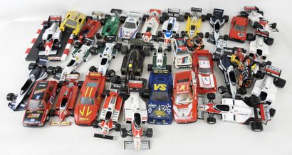 null BURAGO et divers : ensemble de voitures de courses F1 et rallye dont McLaren,...
