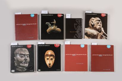null Lot of eight catalogs of the Parcours des Mondes/Kaos (Saint Germain des Près,...