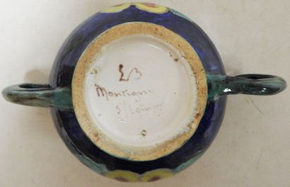 null Louis BAUDE (1922-1958) - Montigny sur Loing 

Vase à double anses, émaillé...