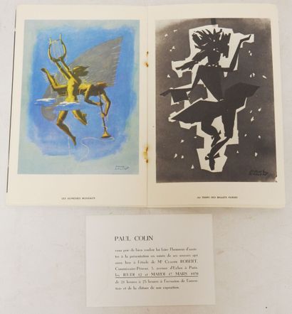 null Paul COLIN (1892-1985) after

Catalog of sale at the office of Me Claude Robert,...
