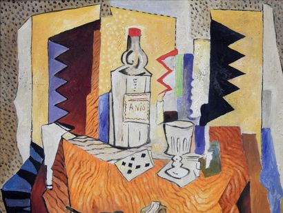 null Modern school

Cubist composition with an aniseed bottle.

Oil on isorel.

63...