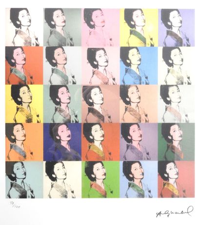null Andy WARHOL (1928-1987) after

Kimiko.

Lithograph in color.

Justified 39/100...