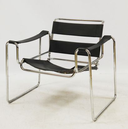 null Marcel BREUER (1902 -1981) in the taste of

Armchair close to the model "Wassily"...