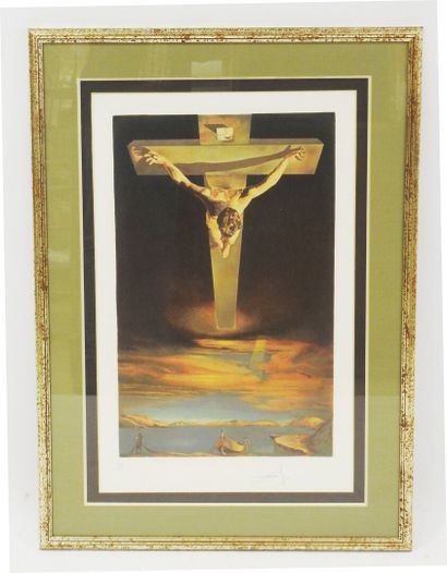 null Salvador DALI (1907-1989) after

Christ of St John of the Cross.

Print in colors,...