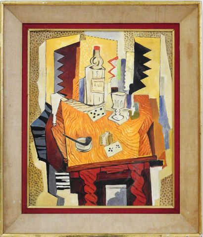 null Modern school

Cubist composition with an aniseed bottle.

Oil on isorel.

63...