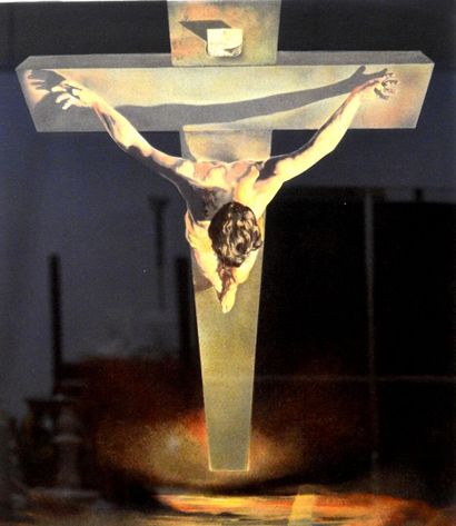 null Salvador DALI (1907-1989) after

Christ of St John of the Cross.

Print in colors,...