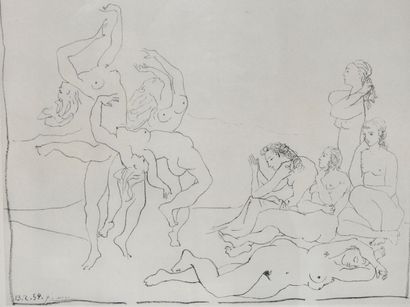 null Pablo PICASSO (1881-1973) after

The muses

Print

Signed and dated 13.2.54...
