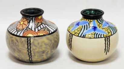 null Louis-Auguste DAGE (1885-1962)

Meeting of two earthenware vases with shoulder...