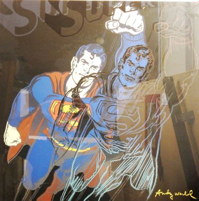 null Andy WARHOL (1928-1987) after

Superman.

Print in color.

Signed in the work...