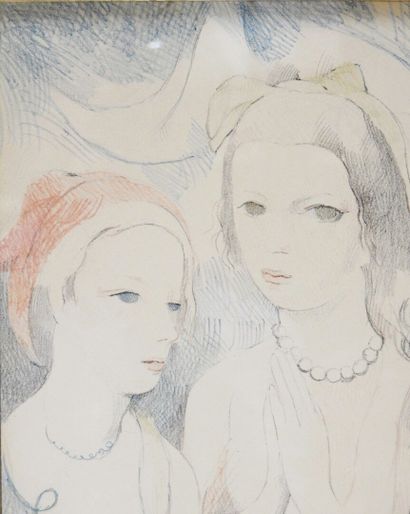 null Marie LAURENCIN (1883-1956) after 

The two friends

Print in color 

Justified...