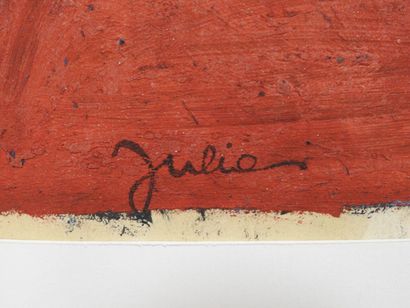 null Christian JULIA (1921-1991)

Beach scene.

Gouache on paper signed in lower...