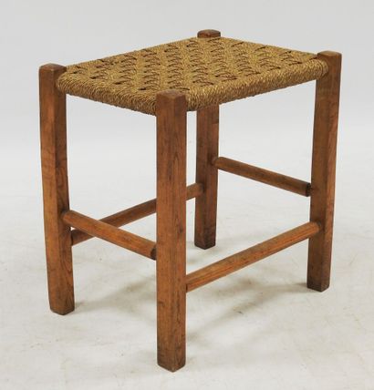 null House VIBOT- Vesoul attributed to

Oak stool with a large seat.

47 x 32 x 44...