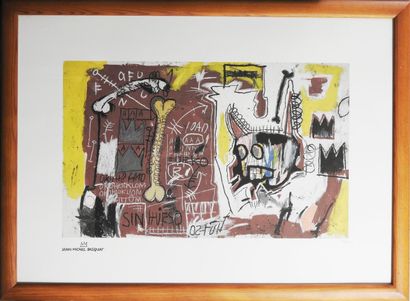 null Jean-Michel BASQUIAT (1960-1988) after

Composition

Print in color.

Justified...