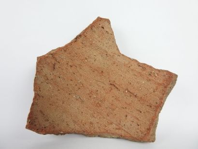 null EGYPTE : Bel ostracon en terre cuite inscrit d'un cartouche pharaonique. Ier...
