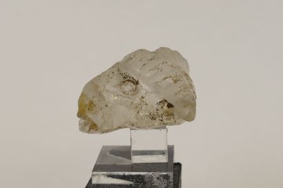 null EGYPTE : Tête de bélier Khnoum en cristal de roche. XXVIe-XXXe Dynastie (663-332...