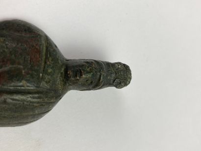 null EGYPTE : Buste d'applique en bronze. Epoque romaine Ier-IIIe siècle apr. J.-C....