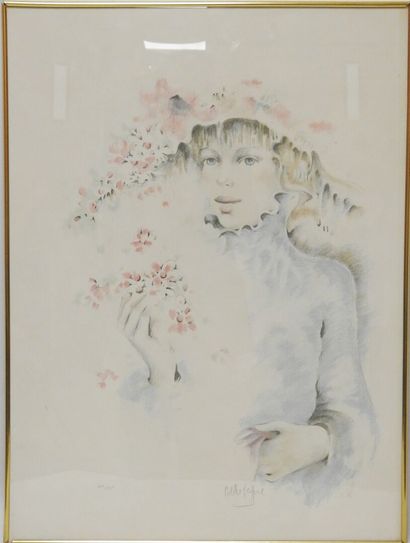 null 
Colette DEYME (née en 1945)




Jeune femme au bouquet de fleurs




Lithographie...