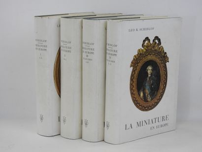 null SCHIDLOF Léo R. La miniature en Europe. Akademische Druck- U. Verlagsanstalt....