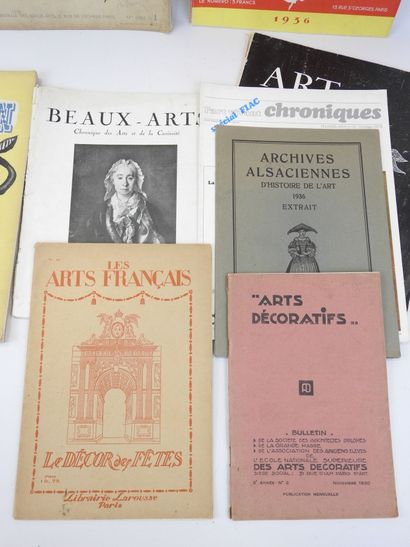 null ARTS DECORATIFS : lot de 5 revues dont Art et décoration 1939 et Plaisir de...