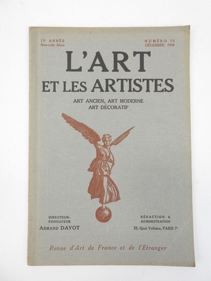 null L'ART ET LES ARTISTES. Revue mensuelle d'art ancien, art moderne et art décoratif....