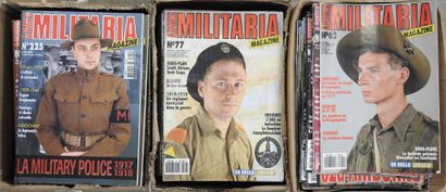null [MILITARIA]. Important lot de revues Militaria Magazine. 4 cartons 200 numéros...