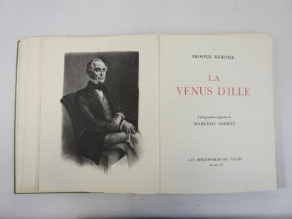 null ANDREÙ (Mariano) & MÉRIMÉE (Prosper). La Vénus d'Ille. Paris, Les bibliophiles...