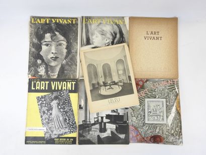 null L'ART VIVANT- revue mensuelle. Paris. 1933-1938. 14 revues dont le numéro 216...