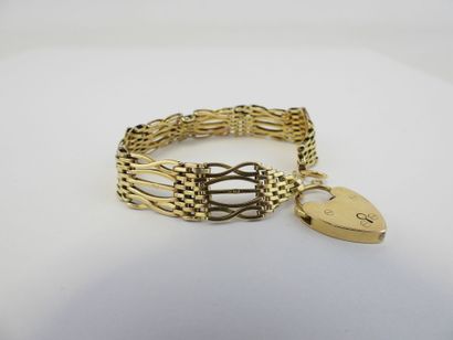 null Chaine giletière - bracelet or jaune 750/1000. 24 gr