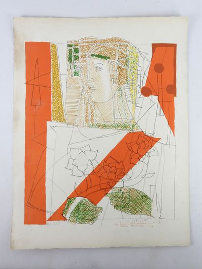 Max PAPART (1911-1994) : Untitled (woman...