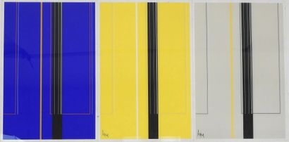 Luc PEIRE (1916-1994)

Triptych 

Serigraphy...